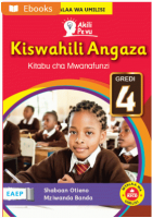 Kiswahili angaza kitabu cha mwanafunzi gredi ya 4